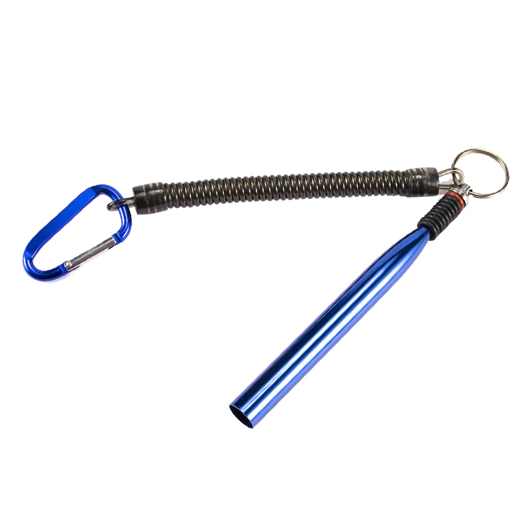 Aluminium Alloy Wacky Rig Tool with Coiled Lanyard and Clip Tackle