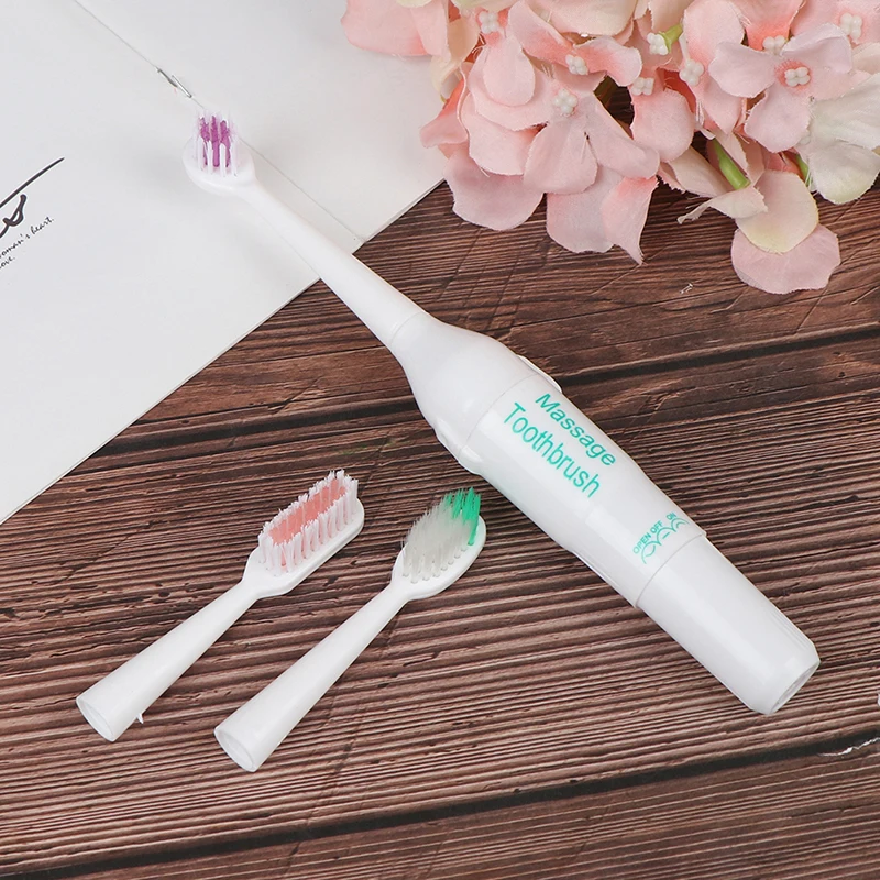 1pcs Electric Toothbrush Sonic Wave Smart Chip Toothbrush With 2 x Replacement Heads Whitening Tooth brush 1pcs Electric Toothbrush Sonic Wave Smart Chip Toothbrush With 2 x Replacement Heads Whitening Tooth brush