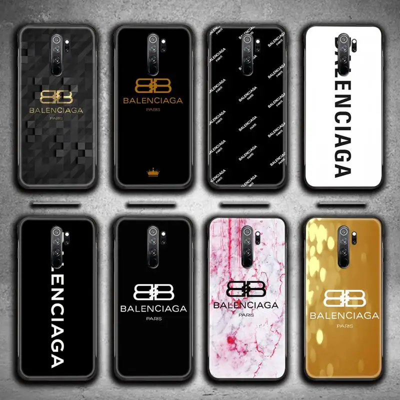 

luxury label bal Phone Case for Redmi 9A 8A 7 6 6A Note 9 8 8T Pro Max Redmi 9 K20 K30 Pro