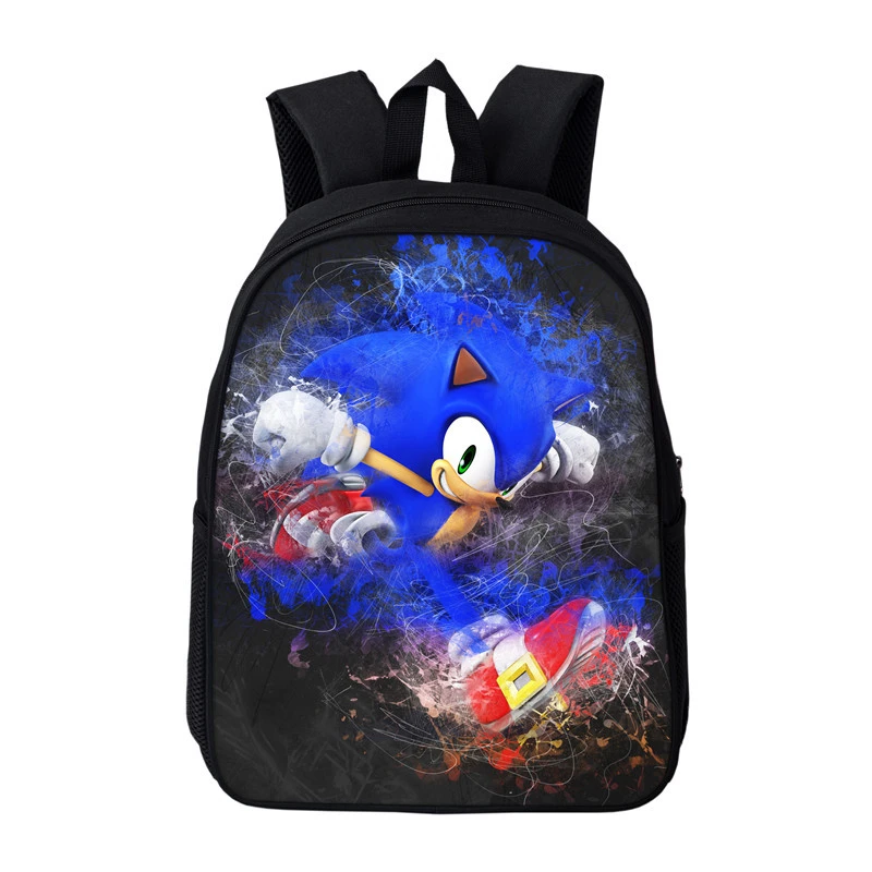 16 Sac Dos Мультфильм Mochila Соник Ежик Одиночная молния аниме рюкзак для путешествий школьный сумки для девочек-подростков plecak Bookbag - Цвет: 16