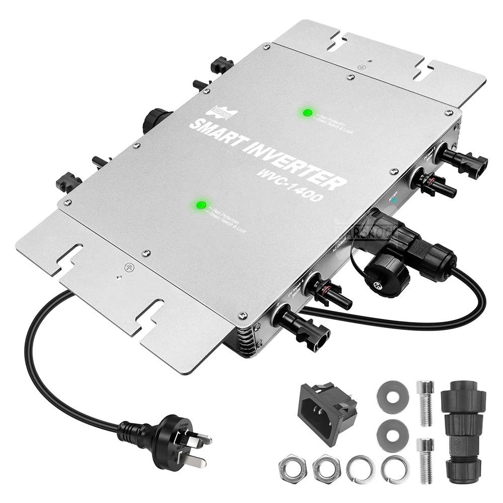 Сертификация CE IP65 1400 Вт MPPT на сетевом микро солнечном инверторе от 22 до 50 В
