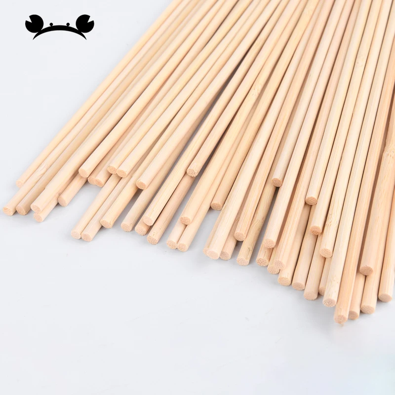 50 шт. 30 см длина 3 мм 5 DIY деревянные круглые дюбели палочка для поделок инструмент