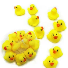 Anneau à pétrir en forme de petit canard jaune, jouet de bain pour enfants, 5 pièces