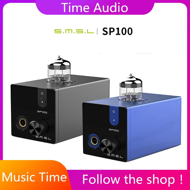 SMSL SP100 трубчатый усилитель для наушников 6N3 мощный Hi End стерео аудио HiFi выходной
