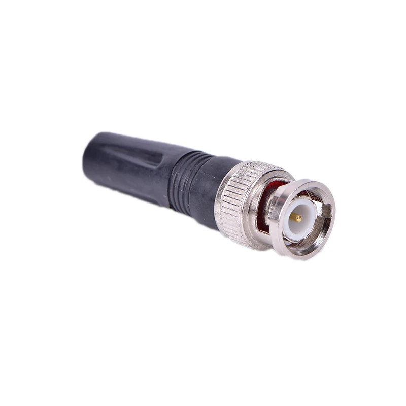 1pc Surveillance BNC Connector Male Plug Adapter For Twist-on Coaxial RG59 Cable For CCTV Camera Video/AUDIO Connector