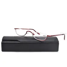 MINCL/ новые Полумесяца овальные очки для чтения удобные Анти-усталость диоптрий дальнозорные очки для чтения с коробкой FML