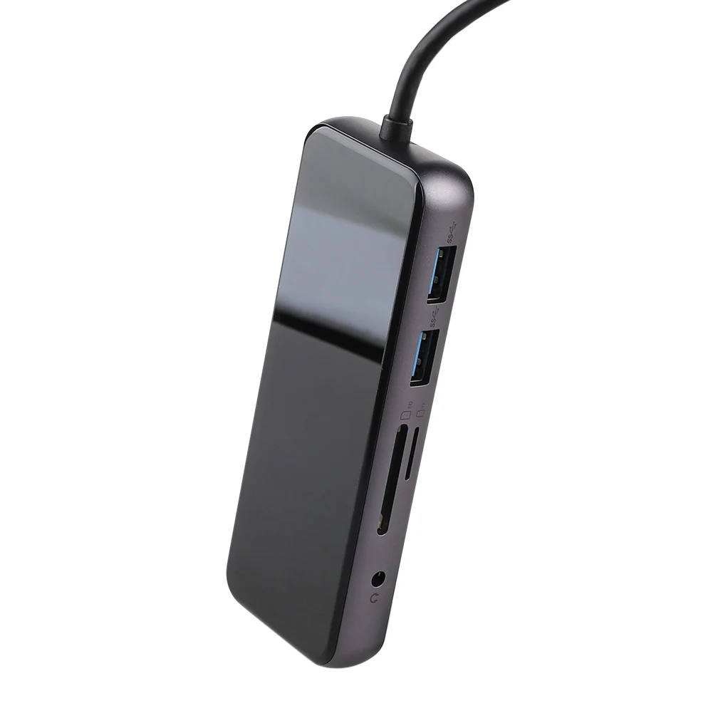 5/6/8/10 Порты мульти Тип C док-станция USB C концентратор USB C до USB 3,0 HDMI адаптер RJ45 VGA 3,5 аудио SD карты памяти для MacBook Pro/Air