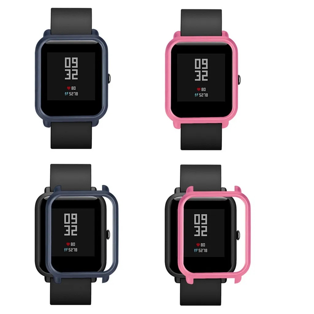 CARPRIE Защитная тонкая красочная рамка чехол Защитный чехол для Huami Amazfit Bip Younth Watch с защитной пленкой