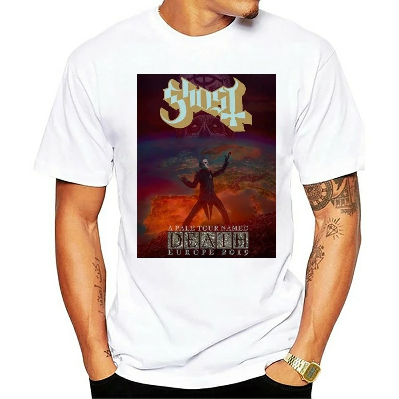 Мужская футболка Ghost Band - A Pale Tour с именем Death Date из 100% хлопка со скидкой 2019 | одежда