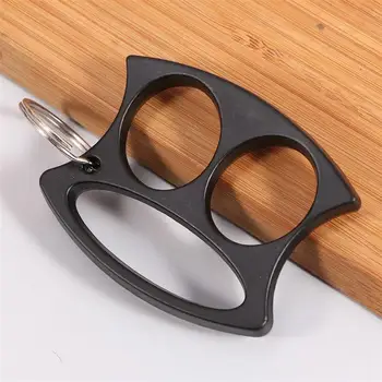 

2pcs Useful Self-defense Glove Finger Buckle Pratical Alloy Finger Buckle for Daily Use