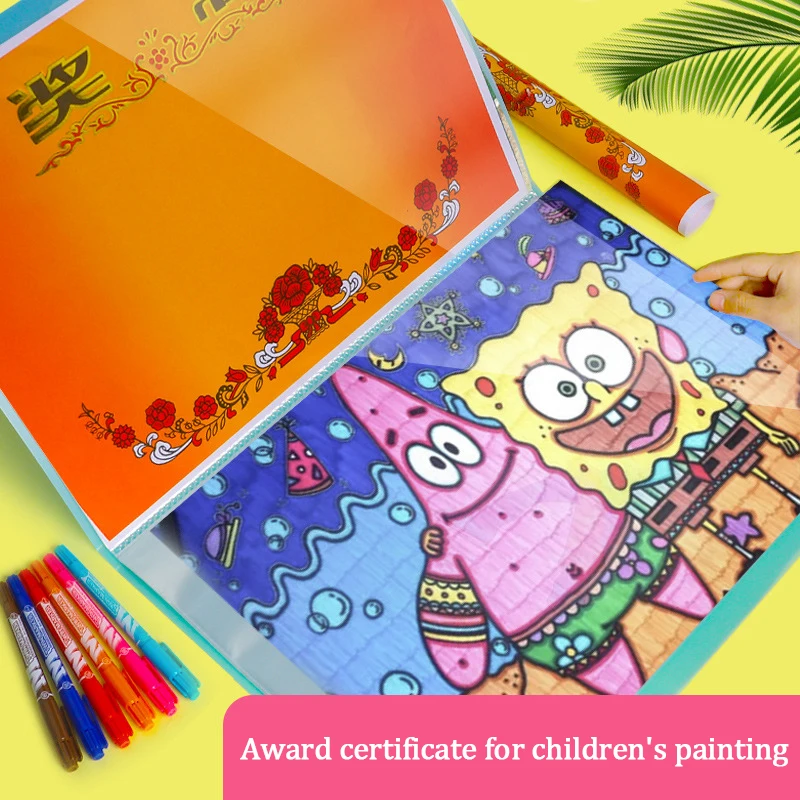 File Bag Office Folder Binder Folder A3 Display Book Information Poster Book Children's Picture Album Picture Clip Storage Collection Folder