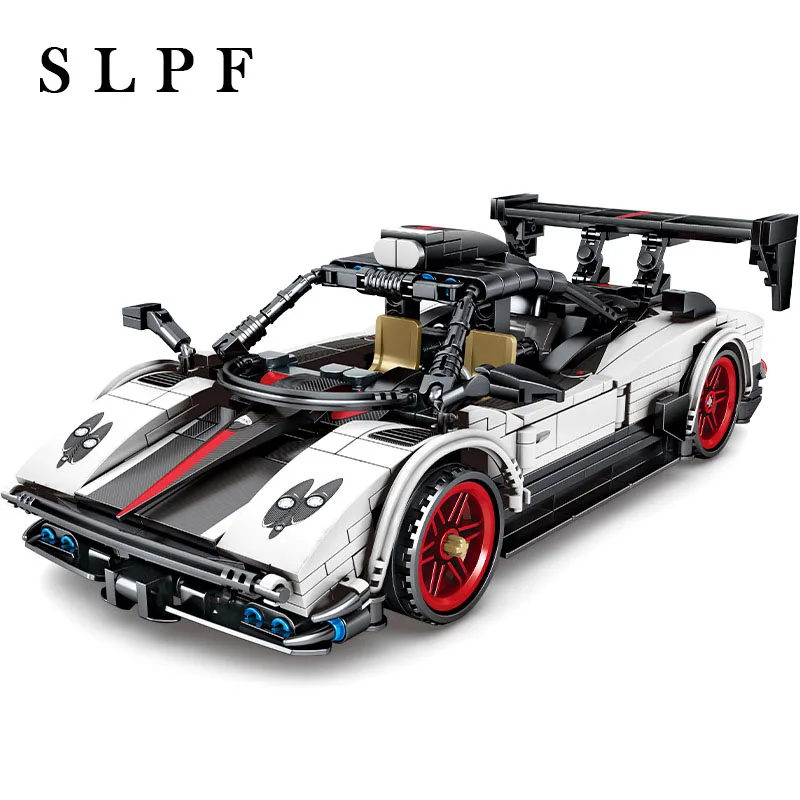 

Toys For Children Pull Back Sports Car Model Kit Kids Diy Educational Assembled Racing Car Building Block Bricks Compatible R56