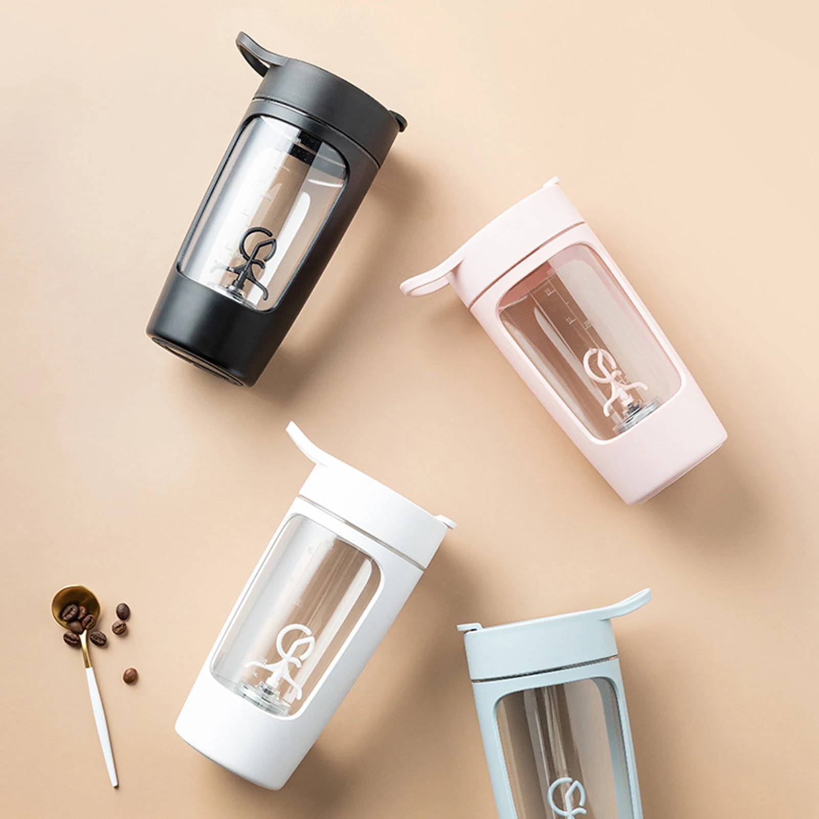 New Automatic Mixing Cup USB Rechargeable Self Stirring Mug Travel Sport  Drinking Shaker Bottle BPA-Free Coffee Milk Tea Mixer