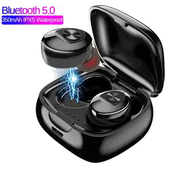 

XG12 Portable TWS Bluetooth 5.0 HiFi Handsfree Wireless Earphones Waterproof Gaming In-ear Earbuds Earpiece With Mic