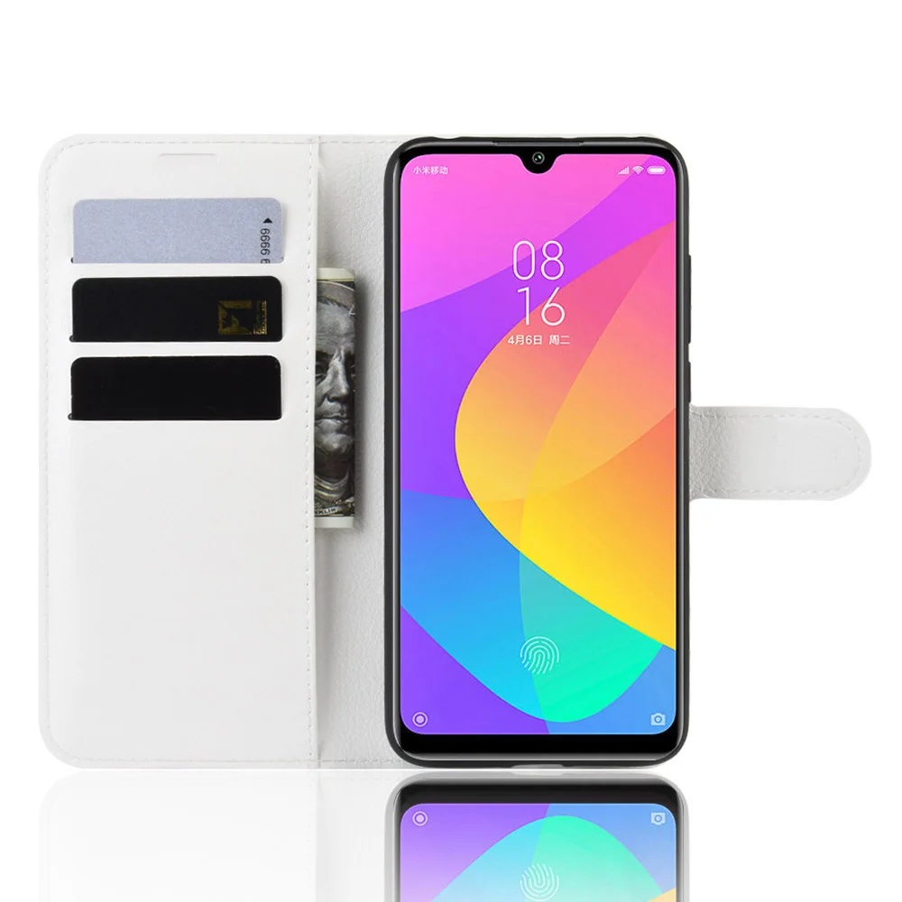 Чехол для Xiaomi Mi A3, чехол-кошелек из искусственной кожи, чехлы для Xiaomi Mi A3, откидная крышка с подставкой, слот для карт, функциональный чехол для телефона