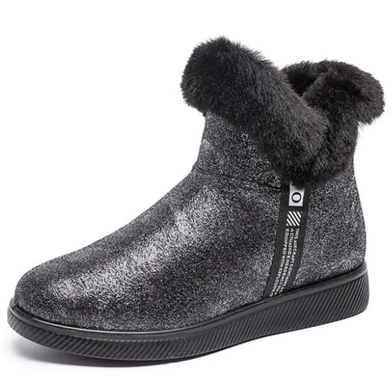 Winter short boots women plus velvet snow boots wild short tube thick warm women's shoes zapatos de mujer ankle boots for women