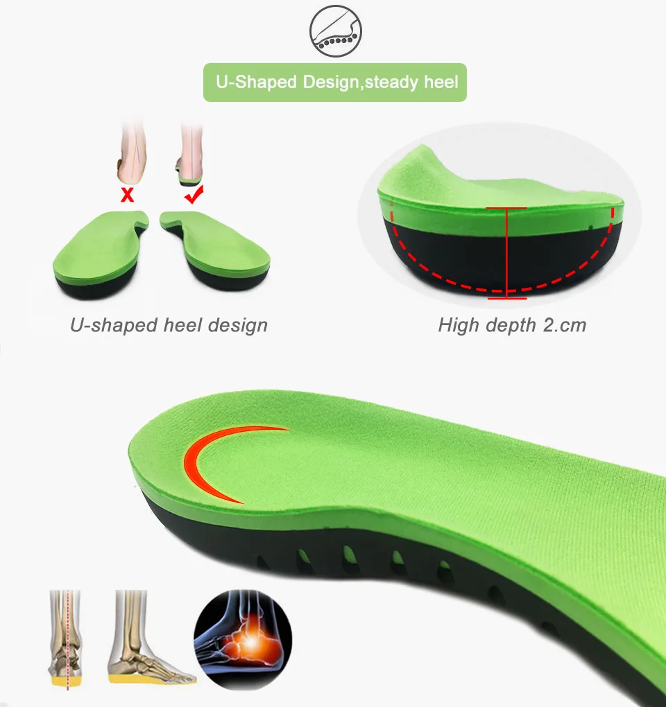Green orthopedic insole3