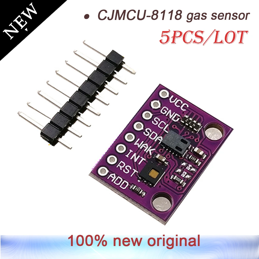 5 шт./лот CJMCU-8118 CCS811 HDC1080 модуль датчика CO2 VOC датчик температуры и влажности
