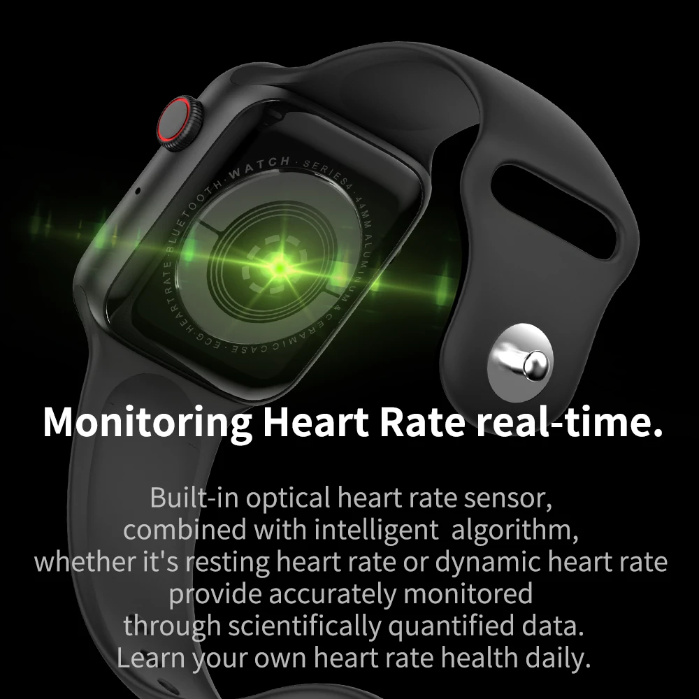 Smart Watch W34 Heart Rate ECG Step Health Test Support Bluetooth Call Watch for Android and IOS Phone smartwatch