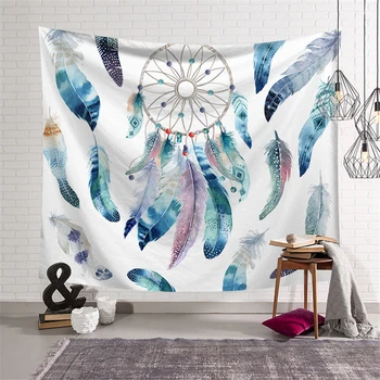 

Geometric Tapestry Polyester Wall Hanging Boho Blanket Home Decor Psychedelic Wall Tapestry Abstract Carpet Wall Cloth Tapestry