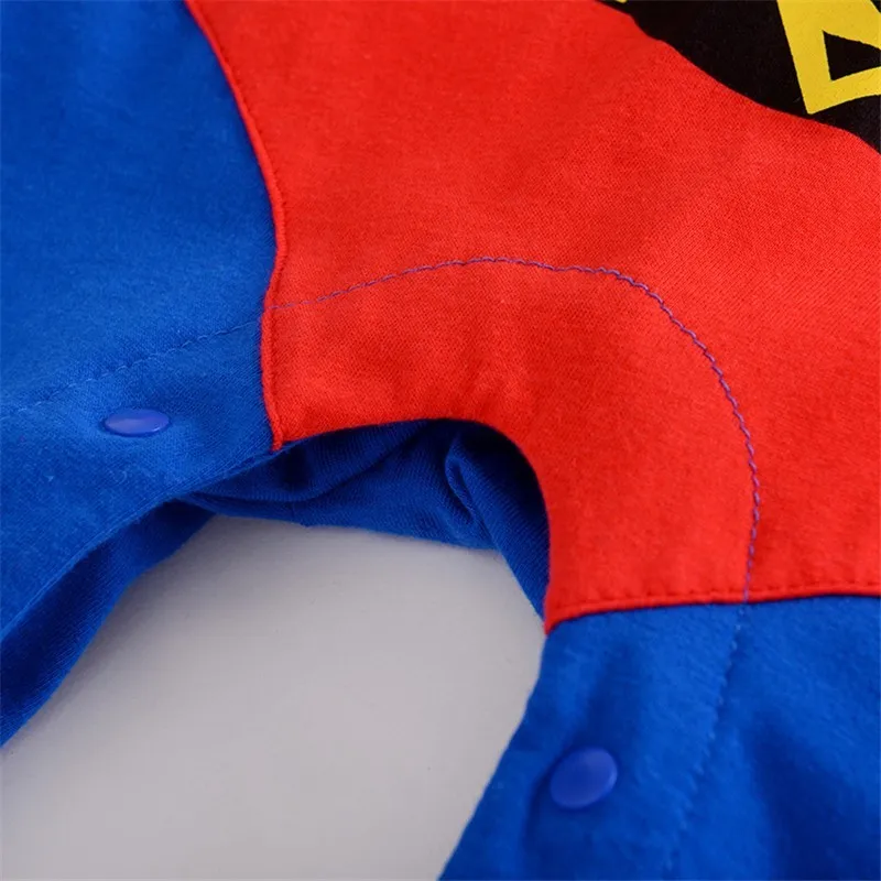 Toddler Superhero Costumes Infant Girls Boys Set Superman Supergirl Batman Romper Bebe Superheroe Cloak Superman Baby Outfit