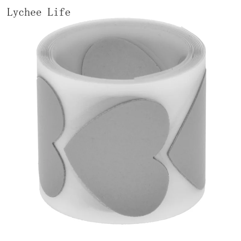 Lychee Life 25mmx1M Reflective Tape Iron On Fabric Clothes DIY Heat Transfer Vinyl Film Hanmade Crafts