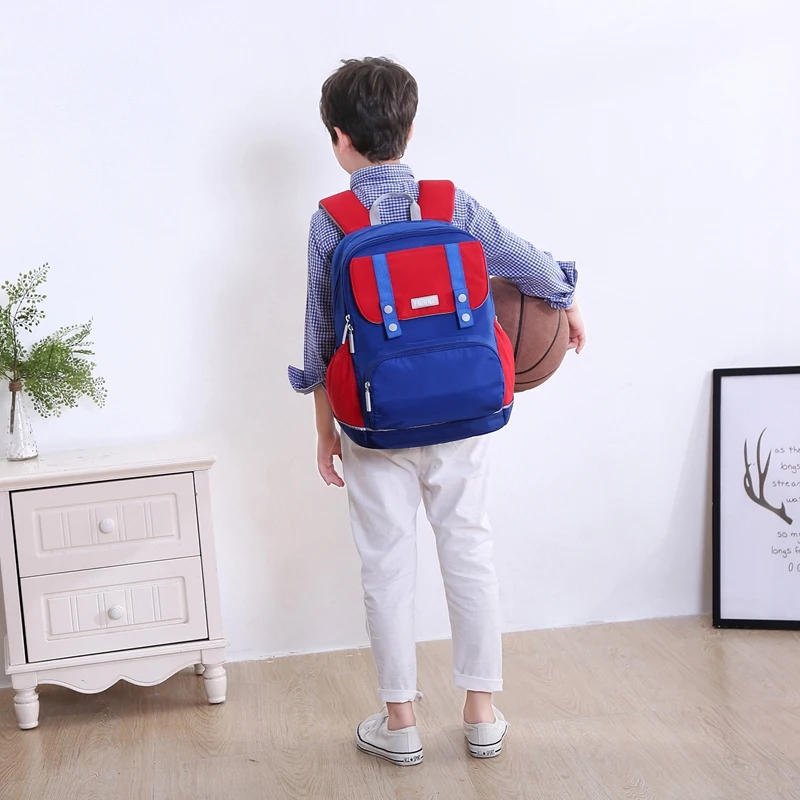 Heine Fashion School Bag Multi-Function Large Capacity Waterproof and Wearable Burden Relieving Children's Backpack