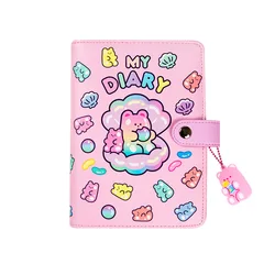 Lucky Jelly Bear – carnet de notes en spirale A6, 160P, journal intime mignon et coloré 
