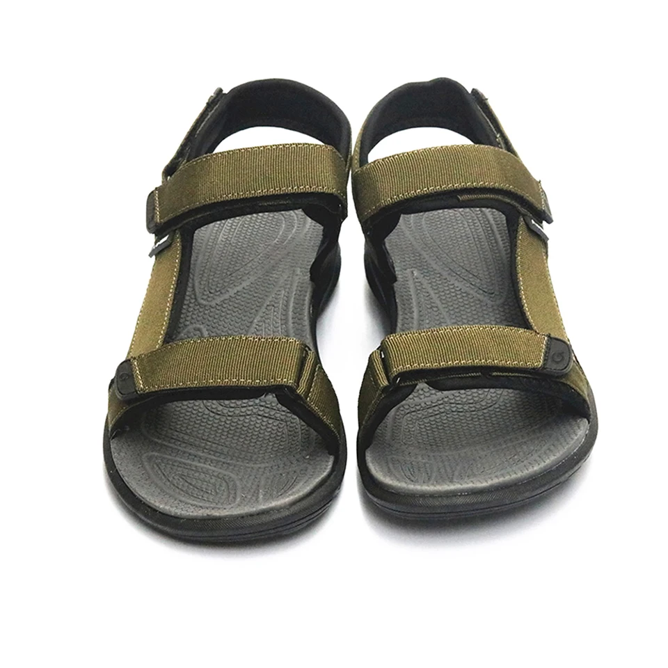 GRITION/мужские пляжные сандалии; Летние уличные сандалии на плоской подошве; легкие кроссовки с открытым носком; быстросохнущая Нескользящая удобная обувь; большие размеры