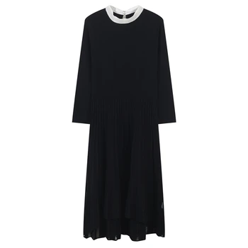 

2020 Sexy See-Through Mesh Knitted Women Midi Dresses Summer High Waist Split Dress Slim Fit Robe Office Ladies Vestidos