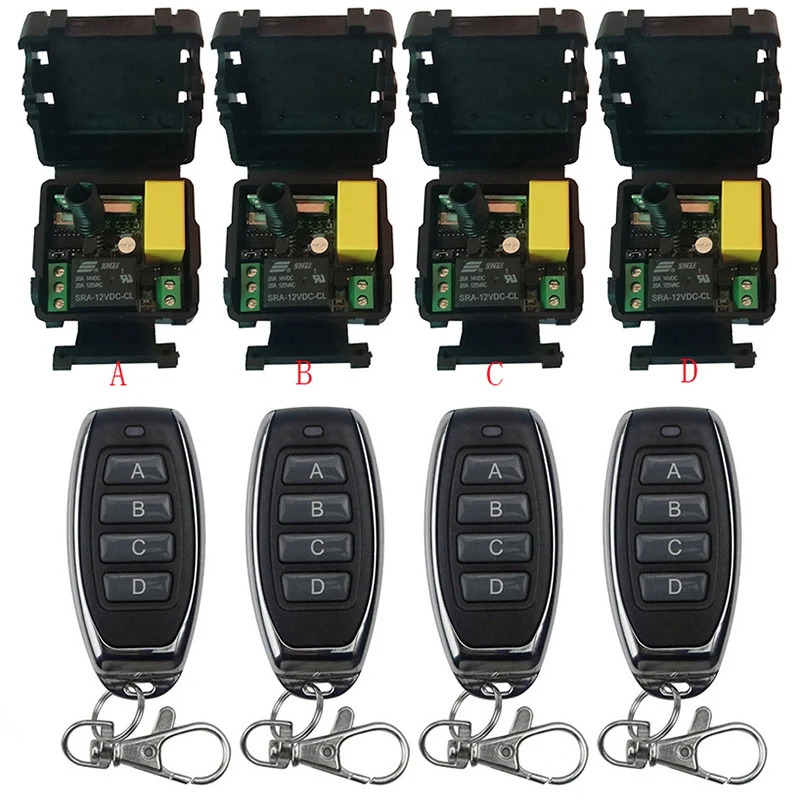 

AC220V 1 CH 1CH 10A RF Wireless Remote Control Relay Switch Security System Garage Doors Gate Electric Doors shutters