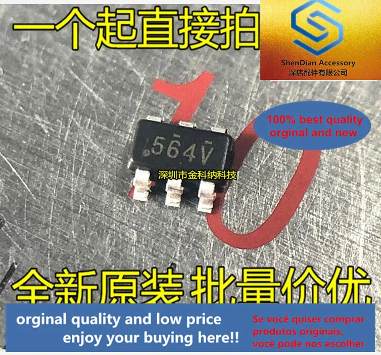 

10pcs only orginal new FDC5614P silk screen 564 564G MOS field effect tube P-channel 60V SMD SOT23-6 chip IC best item