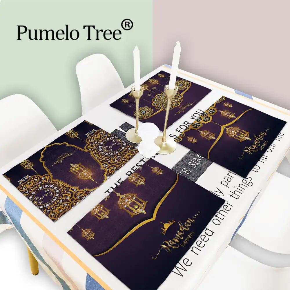 Ramadan Decorations Islam Decor Eid Decoration Home Table Placemat