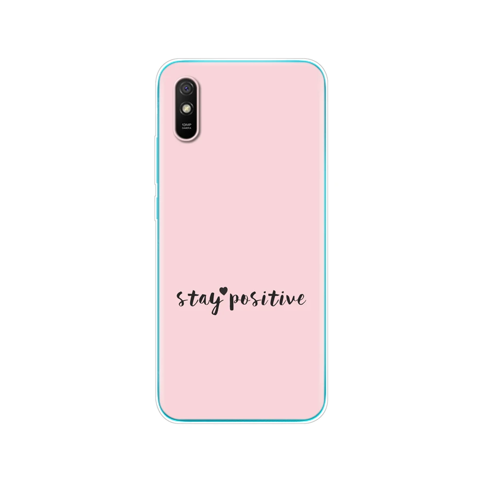 xiaomi leather case custom For redmi 9A Case soft TPU Silicon Back Cover For redmi 9A S 6.53 inch funds etui bumper coque Skin shockproof cute cat xiaomi leather case card Cases For Xiaomi