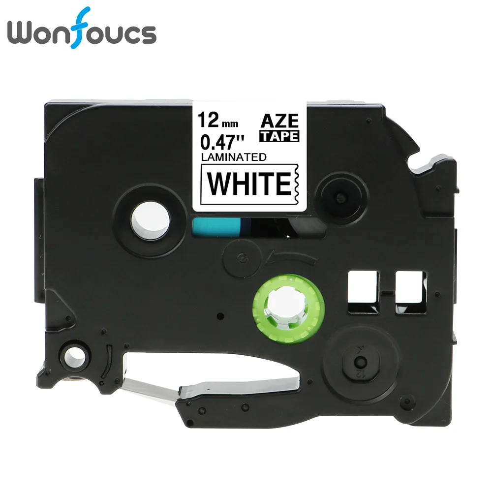 Wonfoucs совместимый TZe231 Brother tze ленты tz231 tze-231 tz131 для P-сенсорный принтер PT-D210 12 мм ленты с лейблом этикетки кассеты - Цвет: Black on White