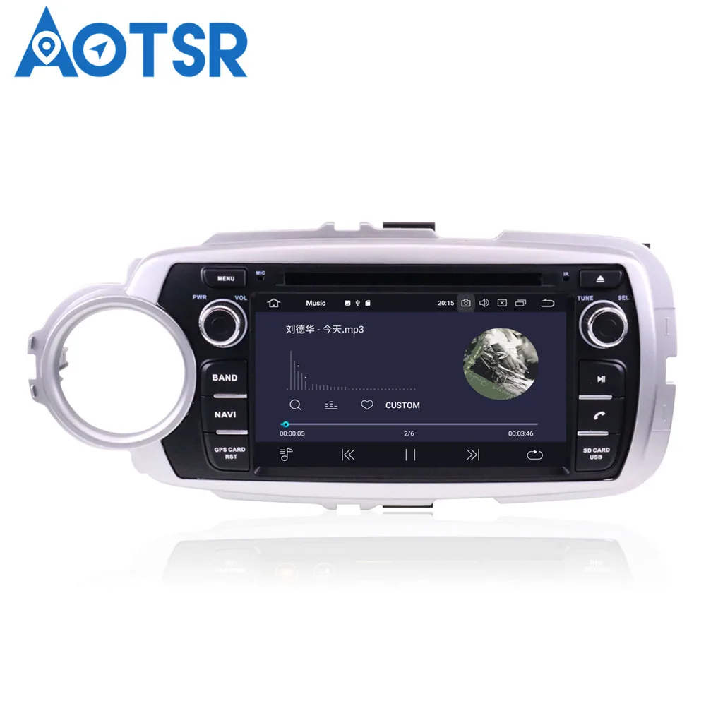 Android 10 0 автомобильный стерео для Toyota Yaris 2012 2013 2014 2015 2016 2017 Авто Радио FM DVD видео GPS
