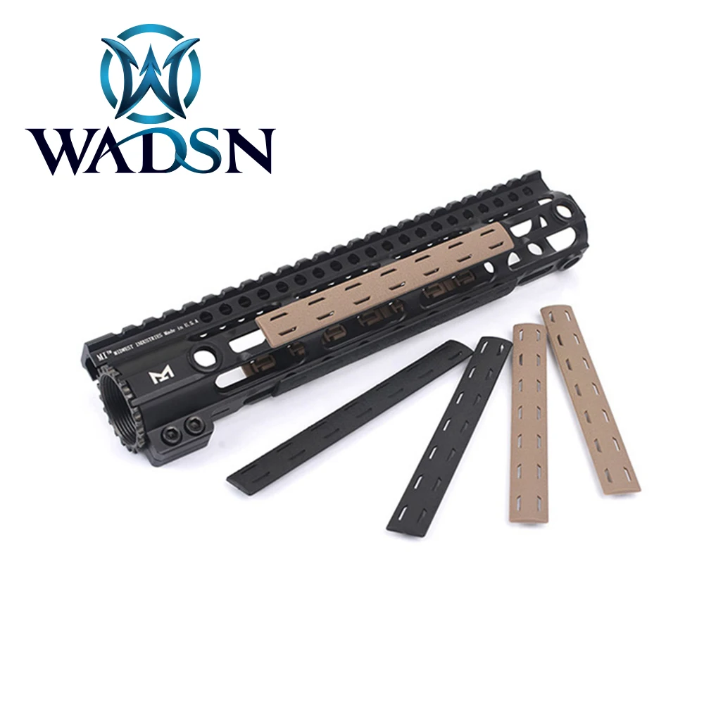 WADSN 2set/pack Airsoft BCM M-Lok Rail Panel Kit 5pcs Hunting Rifle Cover Tactical Handguard Protector Fit 20mm Picatinny | Спорт и