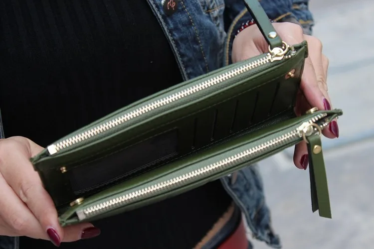 Новая мода Pu длинный женский клатч-кошелек Для женщин кошелек лучший телефон кошелек женский чехол-карман для мобильного телефона, сумочки известного бренда Carteira Femme