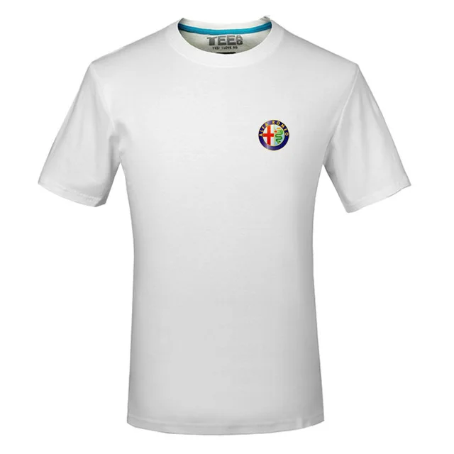 Для мужчин s Alfa Romeo Логотип Футболка крутая Повседневная prnted Футболка Мужская Унисекс модная футболка Забавные топы s - Цвет: 2