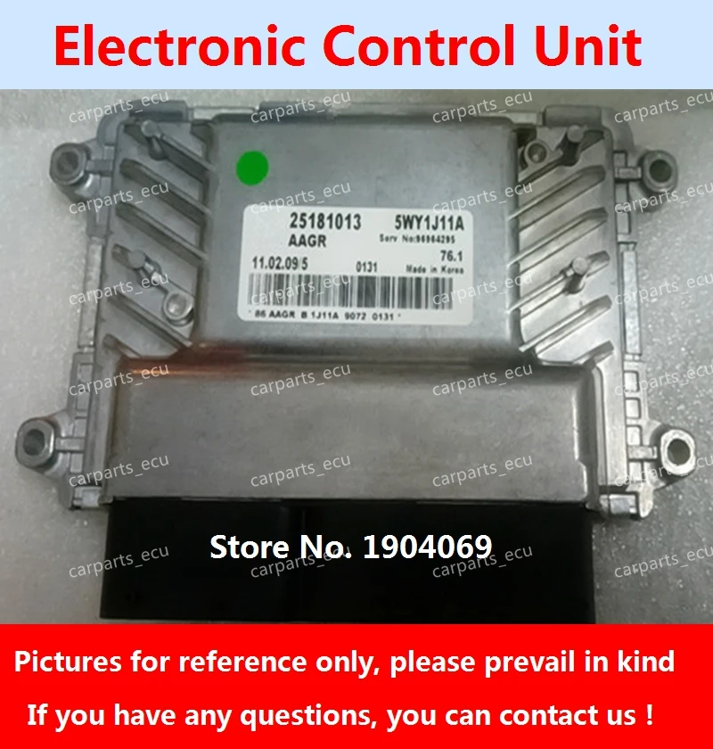 ECU For G M Cruze 1.6 MT 1.8AT Car Engine Computer Board/Electronic