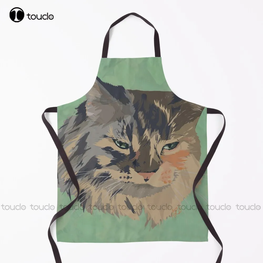 

A Ferocious Feline Apron Kids Chef Apron For Women Men Unisex Adult Garden Kitchen Household Cleaning Custom Apron