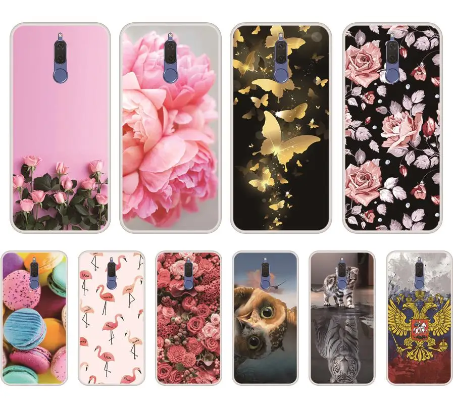 Чехол для Huawei nova 2i мягкий силиконовый чехол из ТПУ с шикарным рисунком телефона в