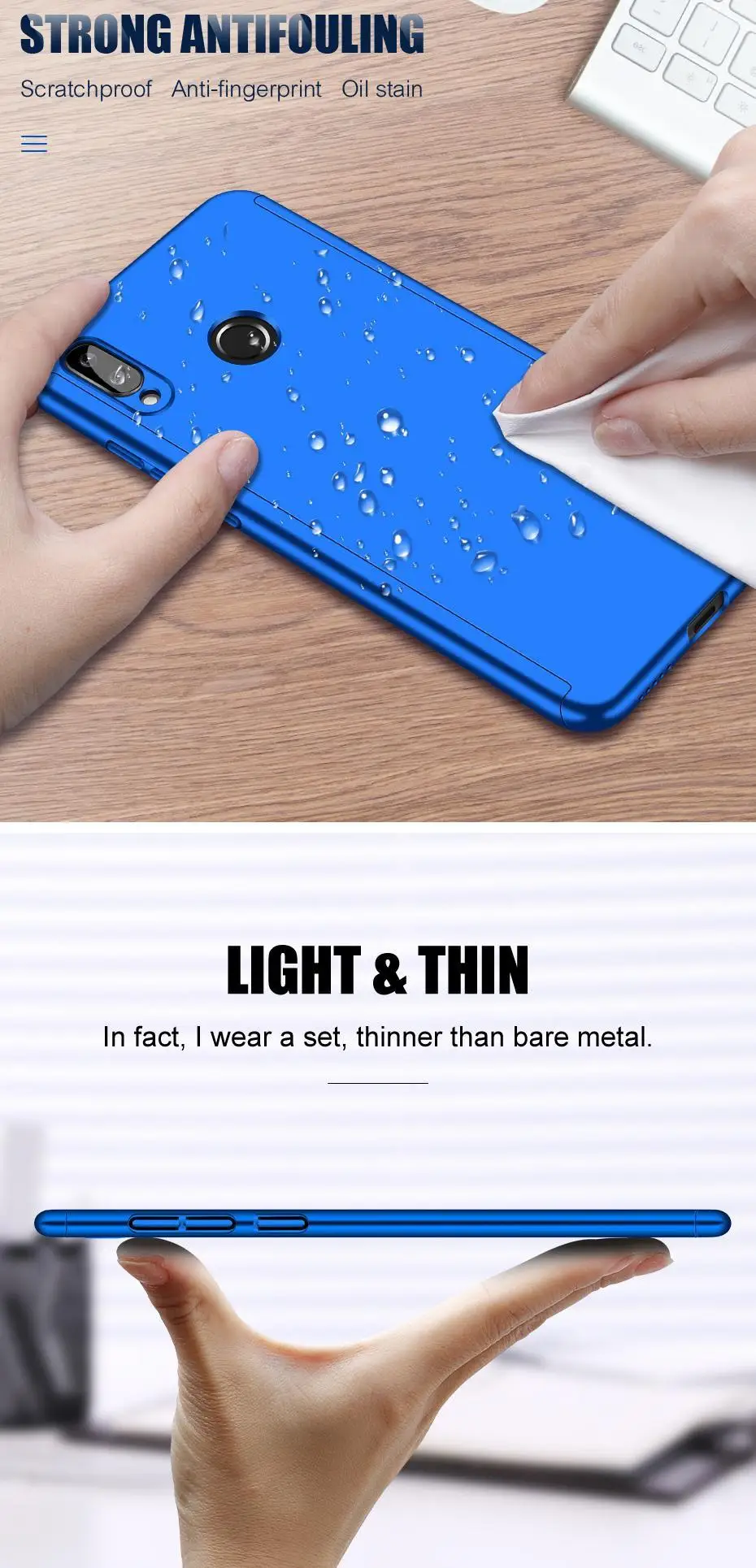 360 Полное покрытие чехол для huawei P smart Y9prime Nova 5 P20 P30 Pro Honor 20 9 10 Lite 20i 10i 8X 9X 8A 20Pro Защитный чехол