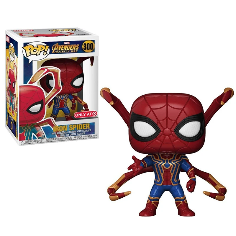 FUNKO POP Мстители Mysterio Tony Stark FigureToys Коллекционная модель игрушки для детей