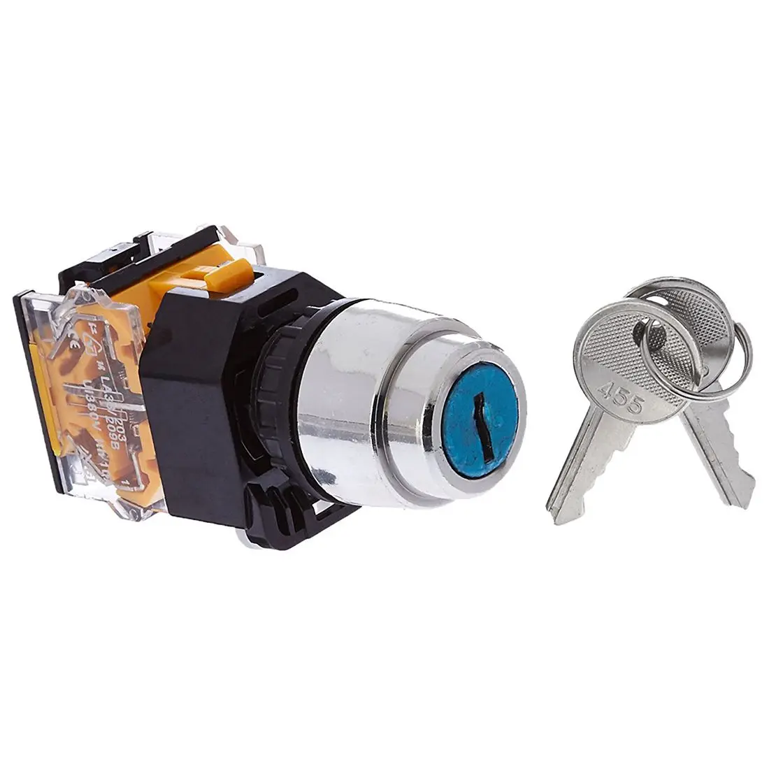Hot New On/Off/On Three 3 Position Rotary Selector Key Lock Switch 10A 380V AC | Обустройство дома