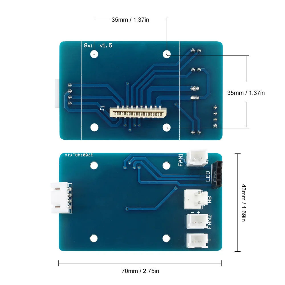 Impressora 3D Acessórios Peças Hot End PCB