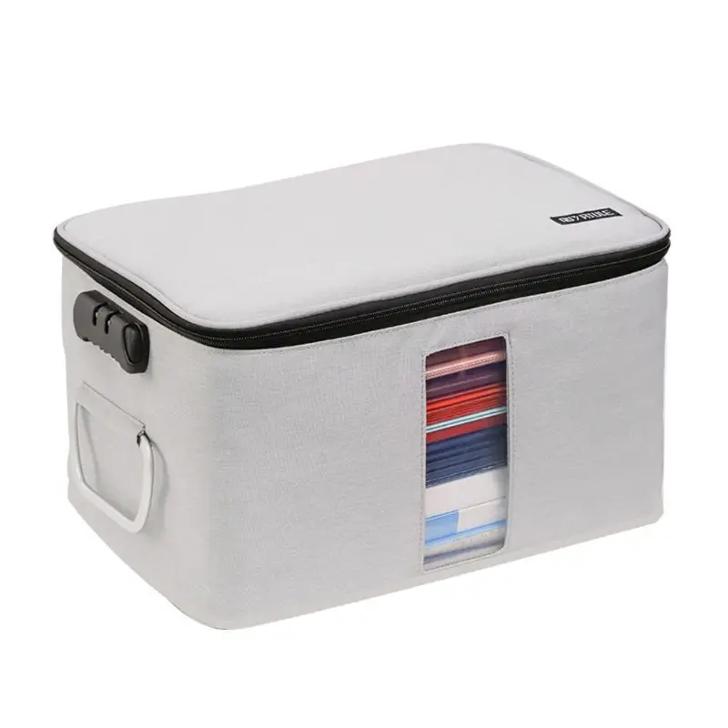 

Multilayer Document Organizer Password Files Bag Briefcase Large Capacity Travel