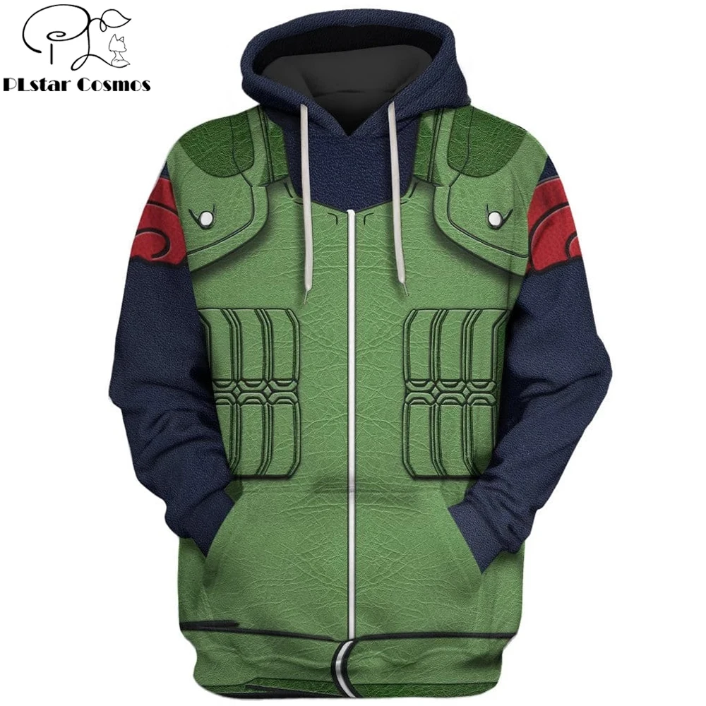 2019 Fashion Men Anime Naruto Hoodies Hatake Kakashi Printed 3d Sweatshirt Hoodie Cosplay costume Unisex Streetwear Jackets 2019 Fashion Men Anime Naruto Hoodies Hatake Kakashi Printed 3d Sweatshirt Hoodie Cosplay costume Unisex Streetwear Jackets