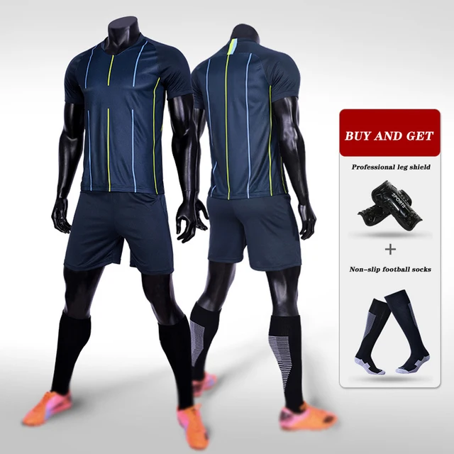 18 Styles! Football Suit Men s Sports Training Team Uniforms Custom Empty Board Jersey Moisture-absorbing Breathable Printing