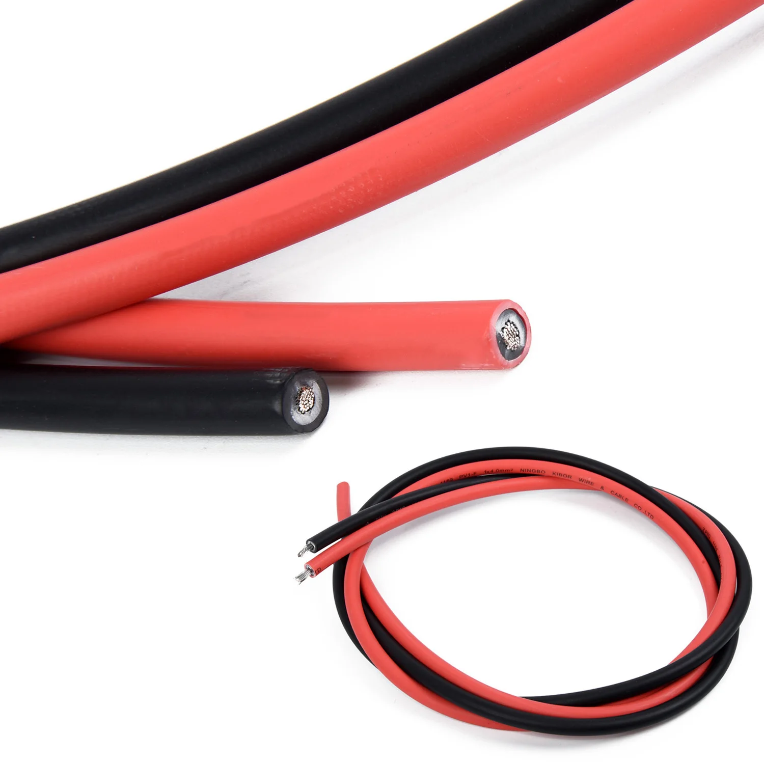 1 пара 14 AWG черный+ красный 2,5 мм удлинитель для панели солнечных батарей кабель провода MC4 разъемы